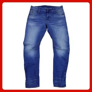 G-Star Raw Arc 3D Slim Jeans Men 32x30 Blue Stretch Denim Streetwear Button Fly